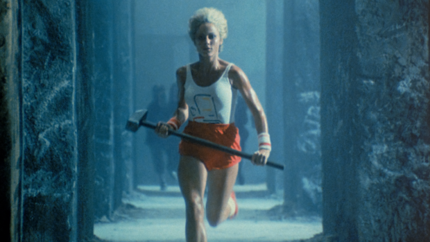Apple. The company's famous "1984" Super Bowl ad teased the product before its launch.