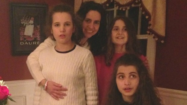 Ms Stagliano has three daughters with autism, aged 14, 18 and 20. (Washington Post/Kim Stagliano)