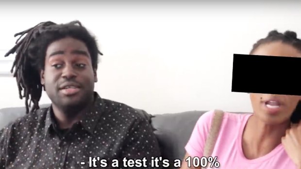 Boyfriend accuses girlfriend of lying on online game show. 