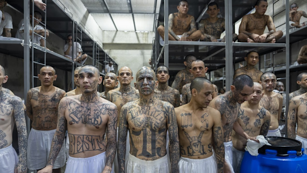 Inside Salvador Cecot prison