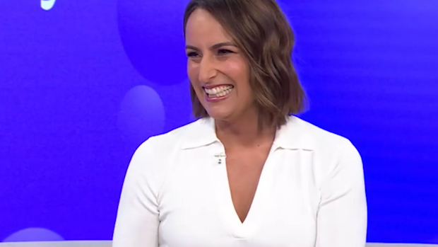 Nine Presenter Jayne Azzopard.