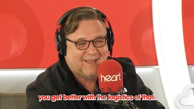 Russell Crowe on Heart Radio