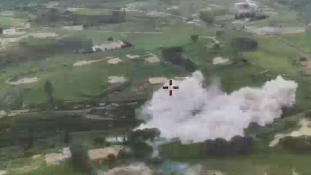 Footage posted to Telegram by the IDF appears to show strikes in southern Lebanon that destroyed Hezbollah infrastructure and killed 20 fighters.