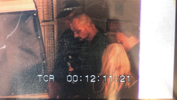 Accused mass murderer Ben Hoffman leaves hospital after surgery for knife wounds.