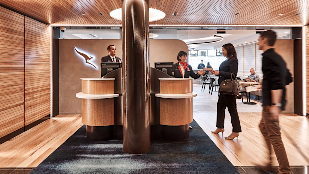 Qantas lounge access