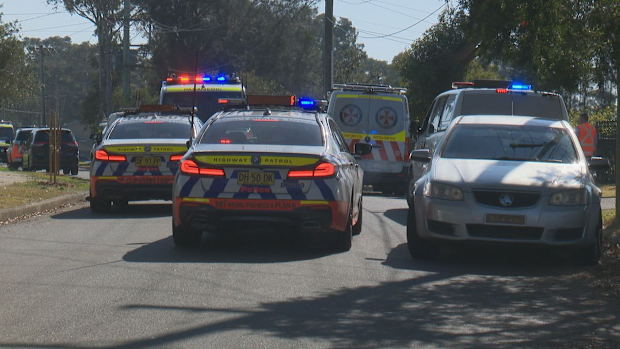 A woman was found with serious head injuries and a man with self-inflicted injuries.