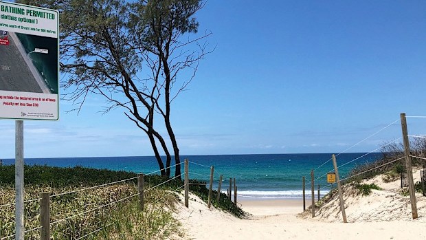 An 800m stretch of land on Tyagarah Beach will no longer be "clothing optional".