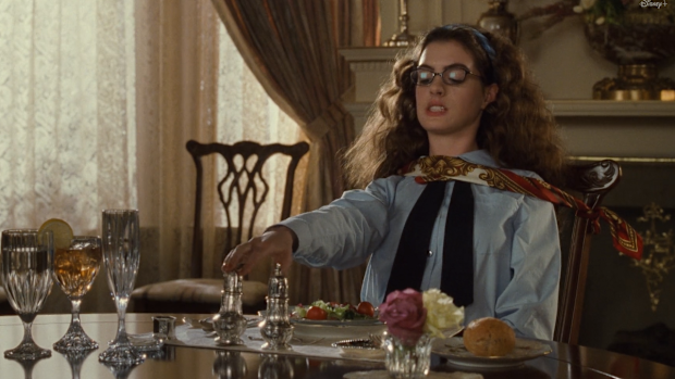 Royal etiquette lessons in The Princess Diaries