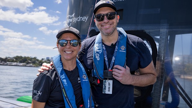 Nina Curtis and  Ian Thorpe