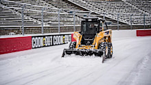 An unprecedented amount of snow has halted NASCAR proceedings. 