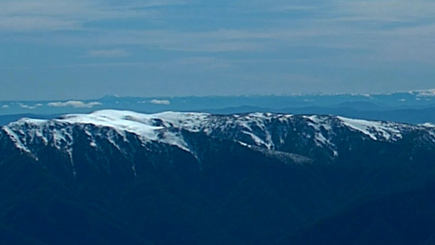 A police helicopter and rescue squad made their way to an area near Mount Bogong this morning to remove the bodies of the two women.