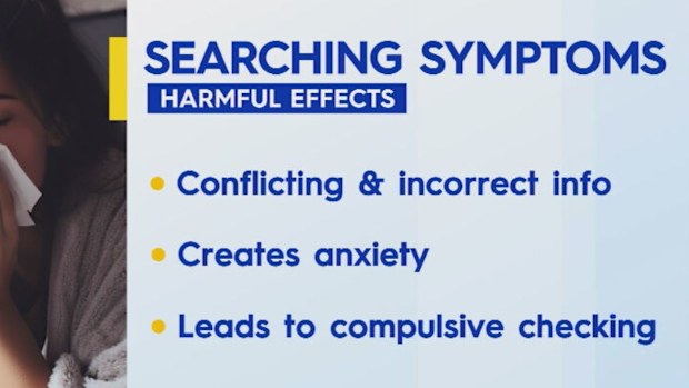 Cyberchondria Dr Google health worries