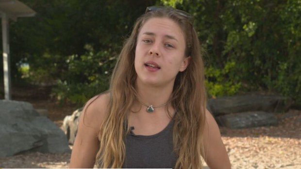 Cass Crosby Cairns woman run-in with deadly cassowary in Etty Bay over lunch