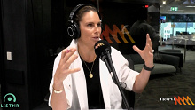 Candice Warner speaking on her Triple M radio show.