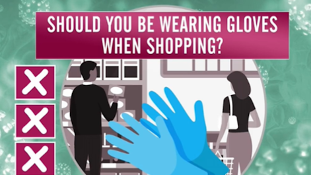 There is no need to wear gloves while shopping.