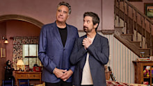 Brad Garrett and Ray Romano in the 30th anniversary reunion of Everybody Loves Raymond