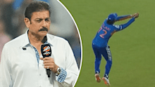 Ravi Shastri and Tilak Varma's catch.