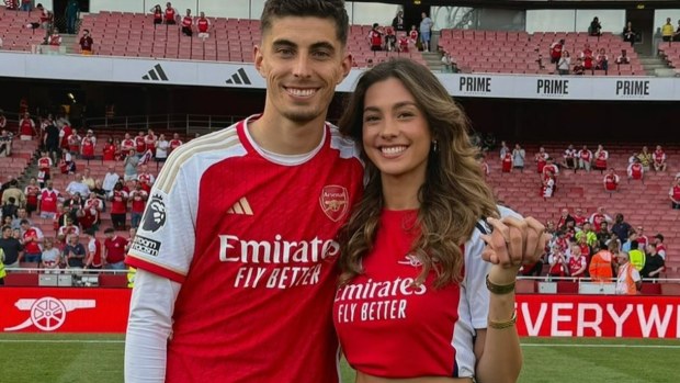 Football news 2025: Teenager arrested after probe into online abuse of  Arsenal striker Kai Havertz's wife