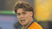 James O'Connor after missing a shot at goal.