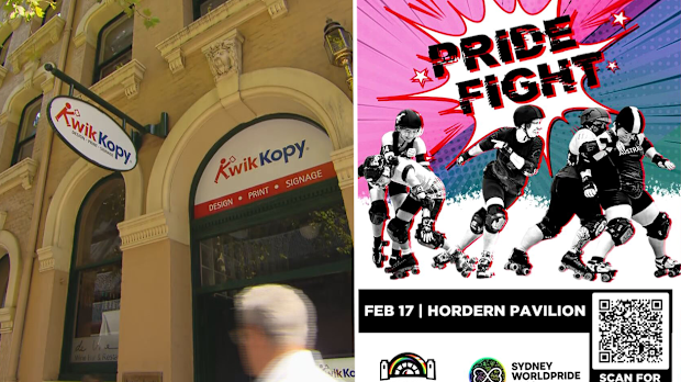 Kwik Kopy refuses to print Sydney WorldPride poster
