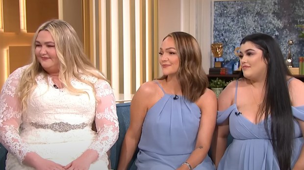 Kayley Stead jilted bride, Kayley Stead with her bridesmaids that supported her when her groom left her at the altar