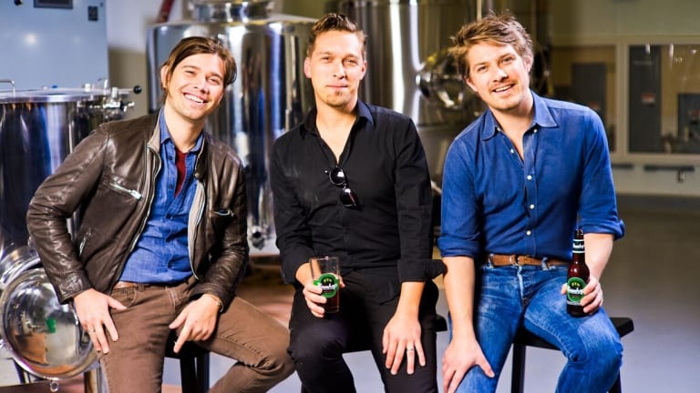 Hanson, now, beer brewers and musicians.