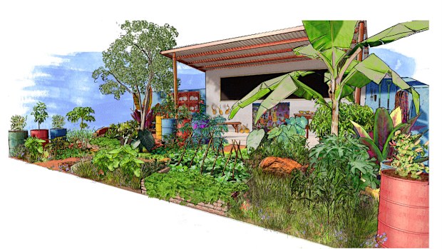 Kate Middleton Chelsea Flower Show design up against Meghan's African garden