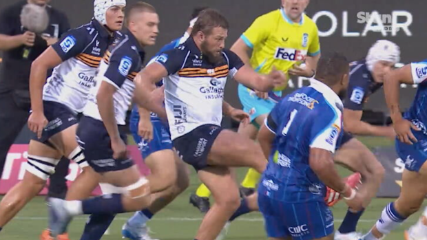 James Slipper puts it on the toe.