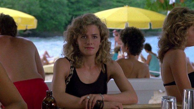 Cocktail, Tom Cruise, co-star Elisabeth Shue