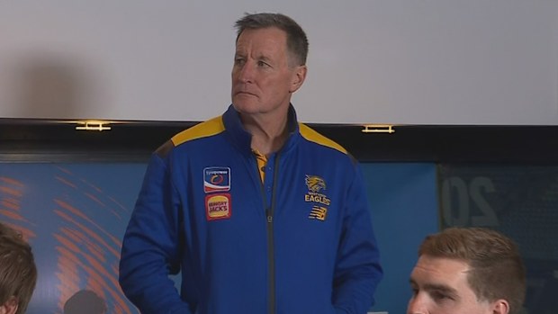 John Worsfold de la Costa Oeste en la segunda noche del Draft de la AFL.