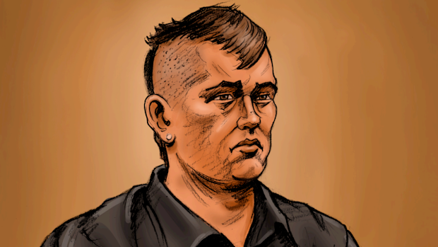 Killer Lachlan Young in court.