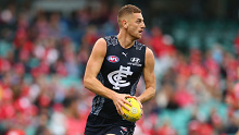 Carlton's Liam Jones is yet to be vaccinated.