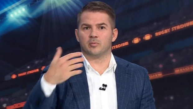 Nine and Stan Sport rugby commentator Drew Mitchell.