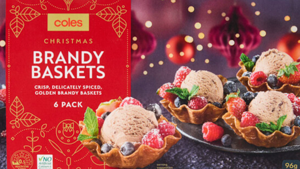 Coles Festive Brandy Baskets