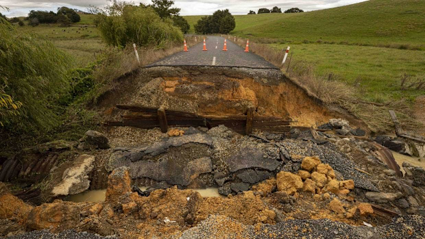 There was no timeframe on a repair for Waikare Rd.