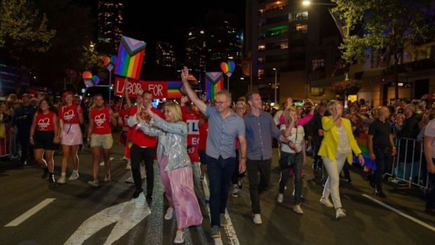 Anthony Albanese has become the first ever sitting prime minister to march in the Sydney Gay and Lesbian Mardi Gras parade