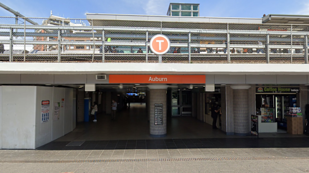 Police received reports that five men were assaulted by an unknown man on a train trip between Parramatta and Auburn train station at 11.15pm on August 8. 