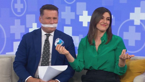 Karl Stefanovic taped mouth better sleep myth