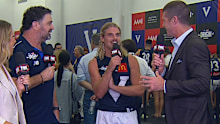 Bailey Smith speaks post match.