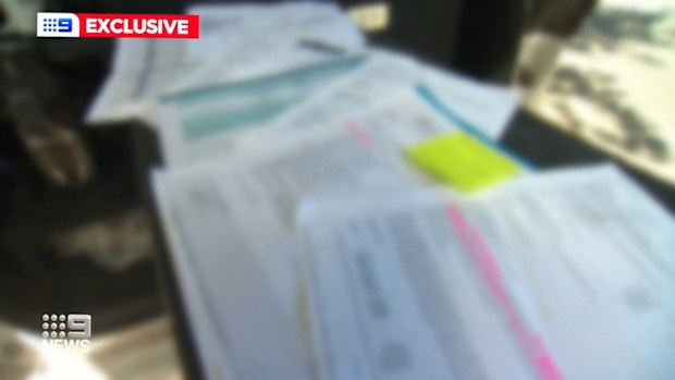 The ANZ documents were found in Armadale, in the city's south-east, and included bank statements, personal details, emails transaction histories and account numbers.