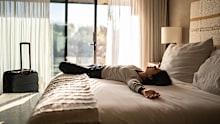 There is nothing worse than having to wait for your hotel room after a long flight.