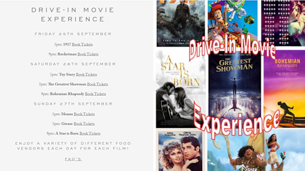 A wide selection of movies will be on offer with tickets on sale now.