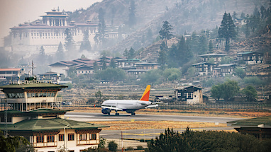 8. Kathmandu (Nepal) to Paro (Bhutan)