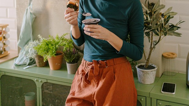 Woman living alone