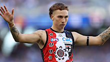 St Kilda's Lance Collard in 2025.