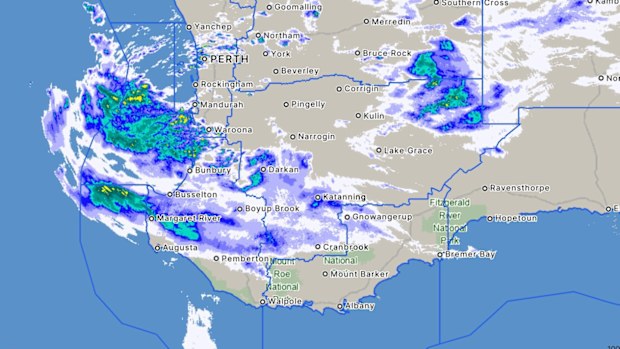 WA radar at 9.30pm Sat May 30