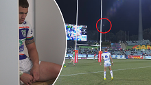 Chanel Harris-Tavita missed a costly conversion in the Warriors' loss. 
