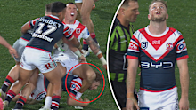 Sam Walker was sin binned for a tackle on David Klemmer. 