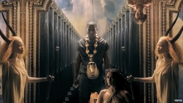 Kanye West featured model Irina Shayk in his 2010 music video Power.