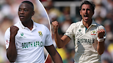 Kagiso Rabada and Mitchell Starc both took wickets on day one. 